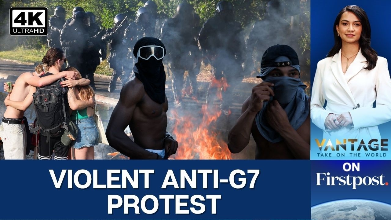 Tear Gas, Fires and Clashes Mark G7 Protest in Geneva | Vantage on Firstpost