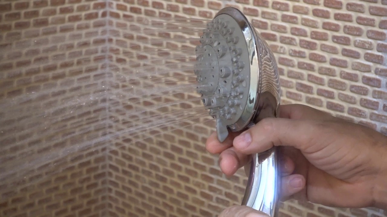 Alcachofa de ducha de mano con 7 funciones