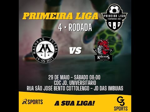 Malokas x Kalientes - 2° quadro | 4° rodada Primeiro Liga 2021 (JOGO COMPLETO)