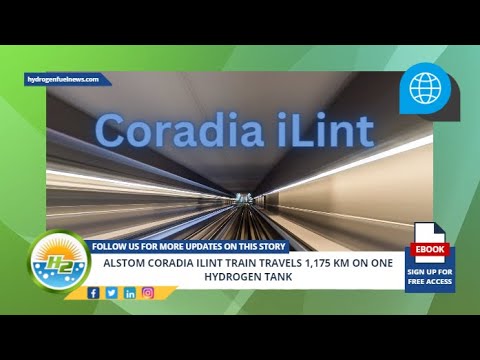 French Version - Alstom Coradia iLint train travels 1,175 km on one hydrogen tank