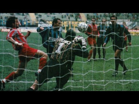 Inter-Cremonese 2:0, 1995/96 - 90° minuto (Primo Gol in Serie A di Javier Zanetti) vintage