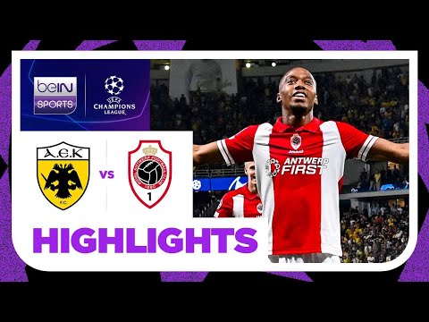 AEK Athens v Royal Antwerp FC | Champions League Playoffs 23/24 | Match Highlights
