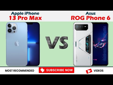 Apple iphone 13 pro max vs Asus ROG phone 6 #asus #apple #tinymagic