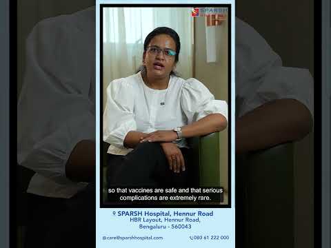 SPARSH Hospital, Hennur Road | Dr. Preeti Gaddad, Consultant Pediatric Intensive Care | Vaccine