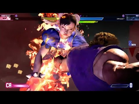 春麗vsターボケン🥰　ストリートファイター6　Street Fighter 6　Chun-Li　スト6　PS4　カプコン様