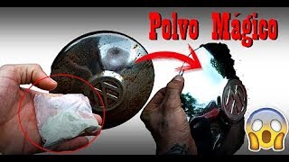 No Creeras Lo Que Puede Hacer  Este Polvo Con Tus Cromos | Quita Por Completo El Oxido.