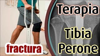•Terapia Fractura Tibia y Perone ◘ Ejercicios Rehabilitacion