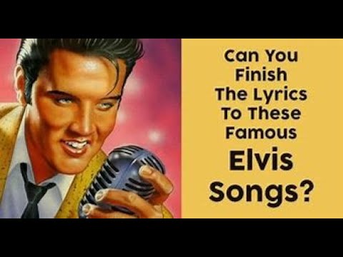The King of Rock 'n' Roll: The Elvis Presley Songs Quiz !
