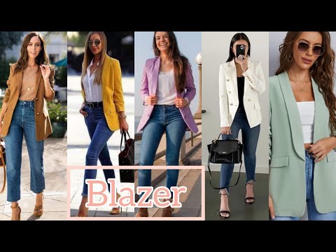 DIFERENTES OUTFITS CÓMO COMBINAR UN BLAZER! Moda 2022 TENDENCIAS DE MODA MODERNOS DE TEMPORADA