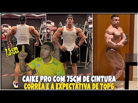 CAN CAIKE PRO WITH THE SMALLEST WAIST IN BRAZIL BEAT OLYMPIA?| CORRÊA IN SEARCH OF THE 212 TITLE