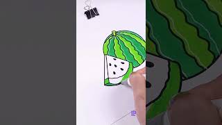Is it just me, or does this watermelon look good enough to eat 😂 #boldandeasycoloring #coloringbook