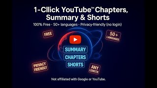YouTubeFreeSummary – Your best free tool to summarize any YouTube video.