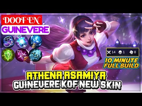 Athena Asamiya, Guinevere KOF New Skin [ DOOF EN Guinevere ] Mobile Legends Video