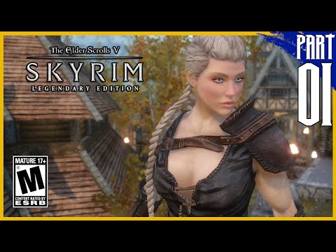 Atmoran (proto-Nord) Playthrough | Let's Play Modded Skyrim Gameplay Walkthrough part 1