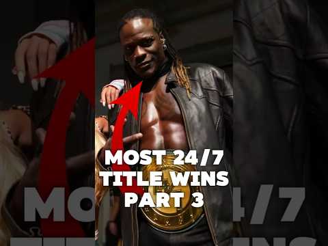 R-Truth's EVERY 24/7 TITLE WIN (Part 3) #wwe #wrestling #shorts