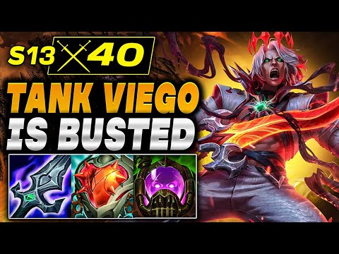 This is CRAZY! Tank Viego POPS OFF in Season 13 | Jungle Build/Runes