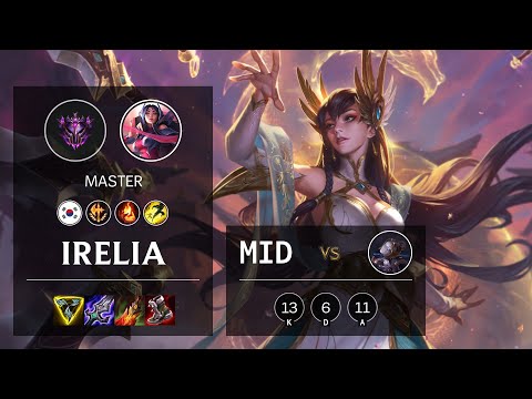 Irelia Mid vs Orianna - KR Master Patch 10.24