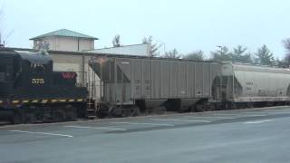 preview picture of video 'Winchester & Western Sandman at Winchester Virginia 2.29.12'