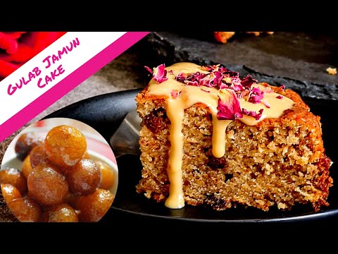 How to use leftover Gulab Jamun |Eggless Gulab Jamun Cake|