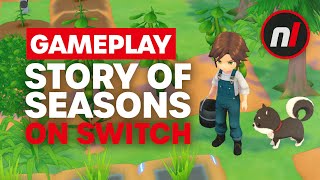 NEW Story of Seasons: Pioneers of Olive Town Nintendo Switch Gameplay