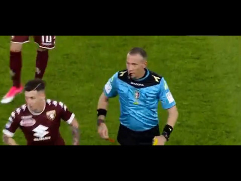 Mihajlovic aggredisce l'Arbitro dopo espulsione di Acquah durante Juve vs Torino 1-1