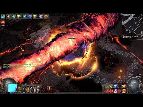 Path Of Exile - Sirus (The Awakener) Full Quest line (+Boss Fight)