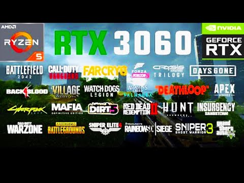 GeForce RTX 3060 12GB Test in 2023 Games 1080p and 1440p (Ryzen 5 3600X)