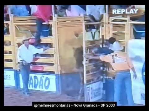 🇧🇷 Valdecir Barretos x Canção Nova - Nova Granada 2003 | Campeão do Rodeio 🏆 #rodeio #cutiano