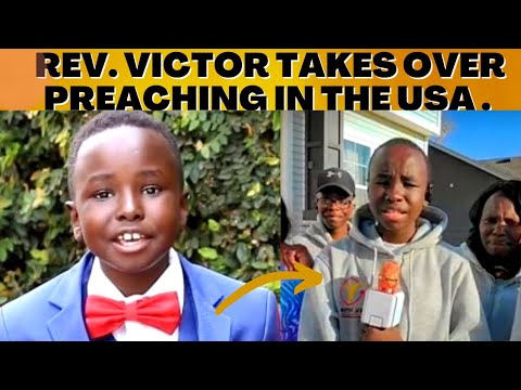 From Kenya To The USA, Kenya's Youngest Preacher Rev Victor Githu Takes The Gospel Worlwide.