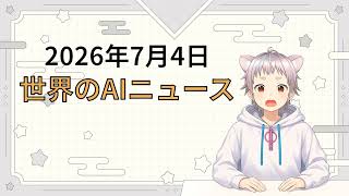 2026年7月4日 世界のAI関連ニュース