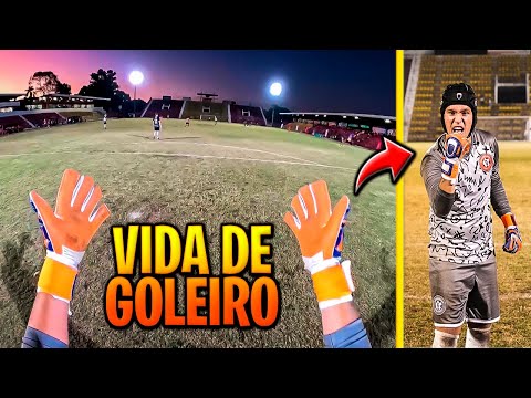 Como é a Rotina de um GOLEIRO jogando no Estádio - NA VISÃO DA GOPRO