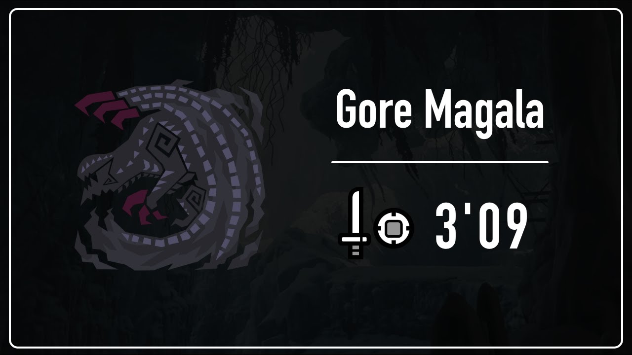 ゴアマガラ討伐 生産片手剣 3'09 もろもろ無し | MHWilds PC