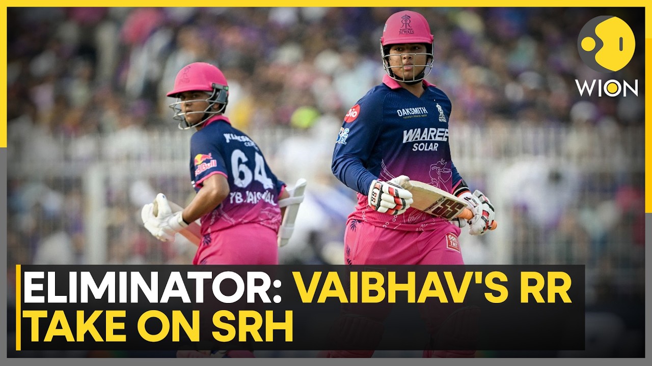 Vaibhav Sooryavanshi Set for IPL Playoff Debut as RR Take on SRH in Eliminator | WION Sports