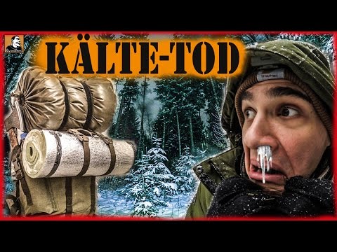 "Survival Mattin" barely survives EXTREMELY cold WINTER HORROR NIGHT with CHEAP equipment.