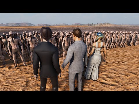 Dream Team Full-Auto vs 1M Zombies — Ultimate Epic Battle Simulator 2