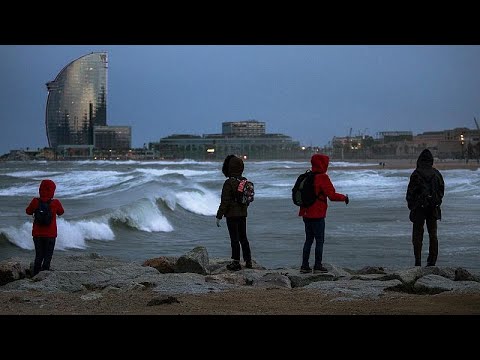 Sturmtief Gloria: starker Schneefall in Spanien, 4 Tote