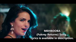 Download lagu Mehbooba  Fukrey Returns   Mohammed Rafi, Neha Kakkar, Raftaar & Yasser Desai   Lyrics   Latest Song mp3 Download lagu Mehbooba  Fukrey Returns   Mohammed Rafi, Neha Kakkar, Raftaar & Yasser Desai   Lyrics   Latest Song mp3