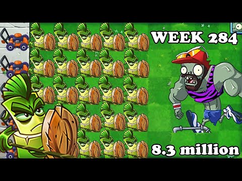 Pvz2 Arena this Week 284, 8.3million Bamboo Spartan Vs Cardio Zombie