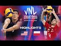 🇺🇸 USA vs. 🇵🇱 POL - Highlights | Week 1 | Men's VNL 2024