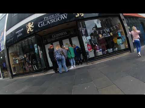 Angry lady and drunk girl in Argyle Street argument - Glasgow.