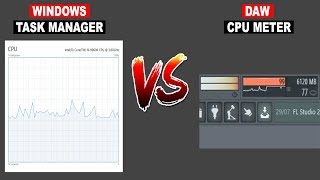 Why Don't my DAW CPU Meter And Windows Task Manager Agree?