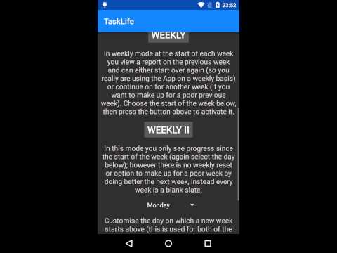 TaskLife Performance Tracker Video
