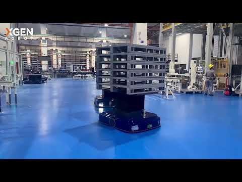 Latent Mobile Robot: High-Capacity Handling for Large Warehouses