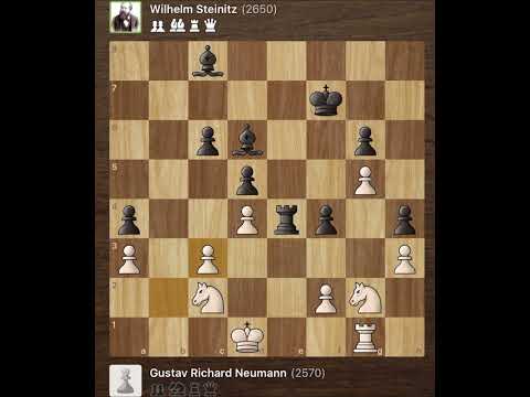 Gustav Richard Neumann vs Wilhelm Steinitz • Baden-Baden Germany, 1870