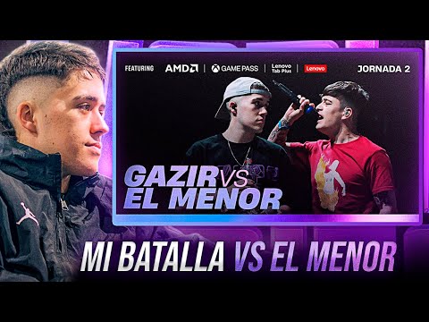 GAZIR reacts to his BATTLE vs EL MENOR in FMS WORLD SERIES 🌐