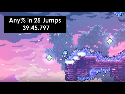 [TAS] Celeste Any% in 25 Jump Presses