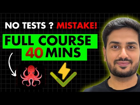 React Testing Library Tutorial 2025🔥 One Shot Full Course (Vitest) Cheatsheet included!