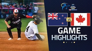 HIGHLIGHTS | 🇳🇿 New Zealand vs 🇨🇦 Canada | WBSC Men&#39;s Softball World Cup Finals 2025