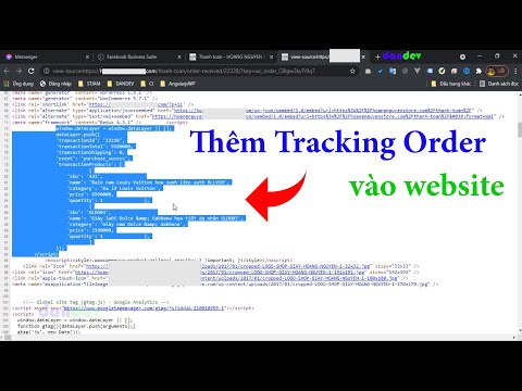 Thêm tracking order vào website wordpress |dandev
