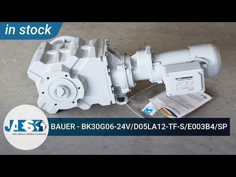 BAUER BK30G06-24V/D05LA12-TF-S/E003B4/SP (IN STOCK) Motoriduttore - Gear motor